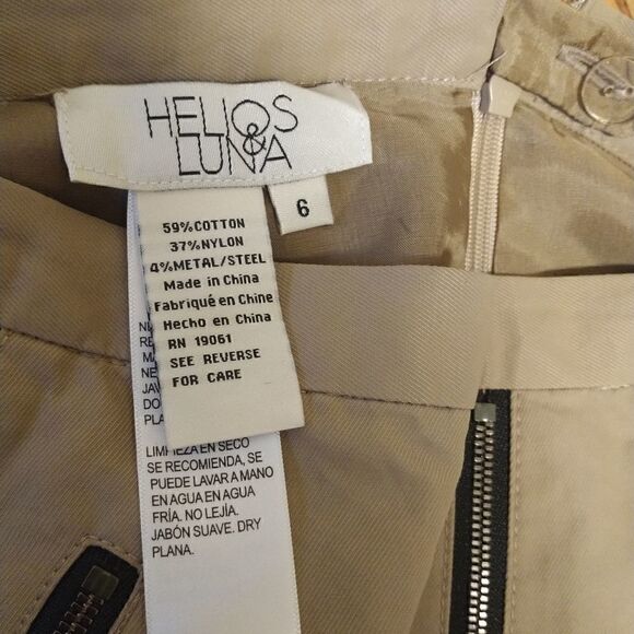 - Helios & Luna pencil skirt with exposed zippers size 6 - Picture 5 of 8